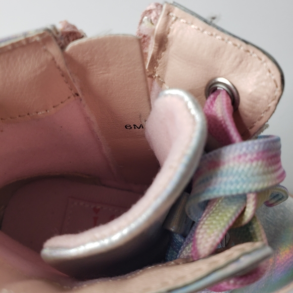 Jellypop Girl's Lil' Punky Lug Soles Irredescent Pastel Sparkly Fairyland Unicor - Picture 4 of 10